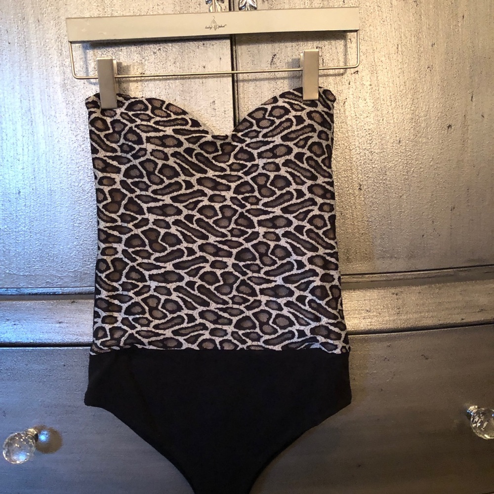 Leopard body suit